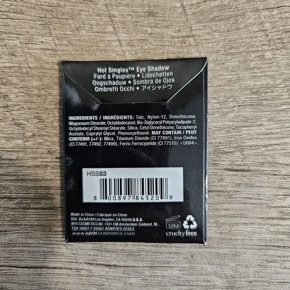 Lot of 3 NYX Hot Singles Eye Shadow Refills - HSS53 Zen Green NEW